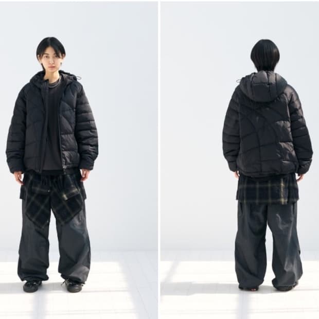 해칭룸 Web Goose Down Puffer Black 사이즈1