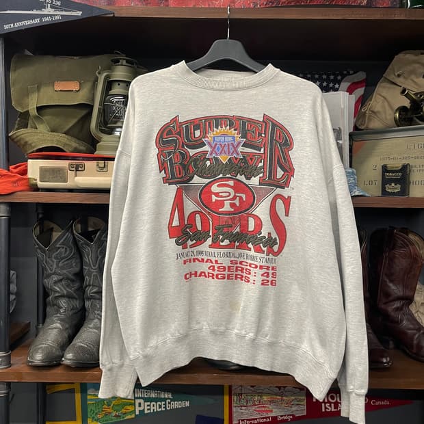 1995 샌프란시스코 포티 나이너스 슈퍼볼29 크루넥 맨투맨 N115