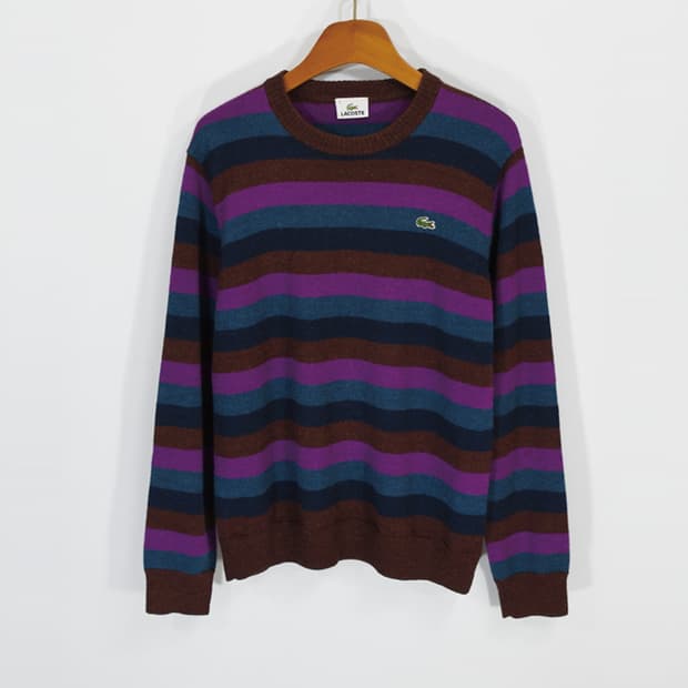 lacoste 스트라이프니트