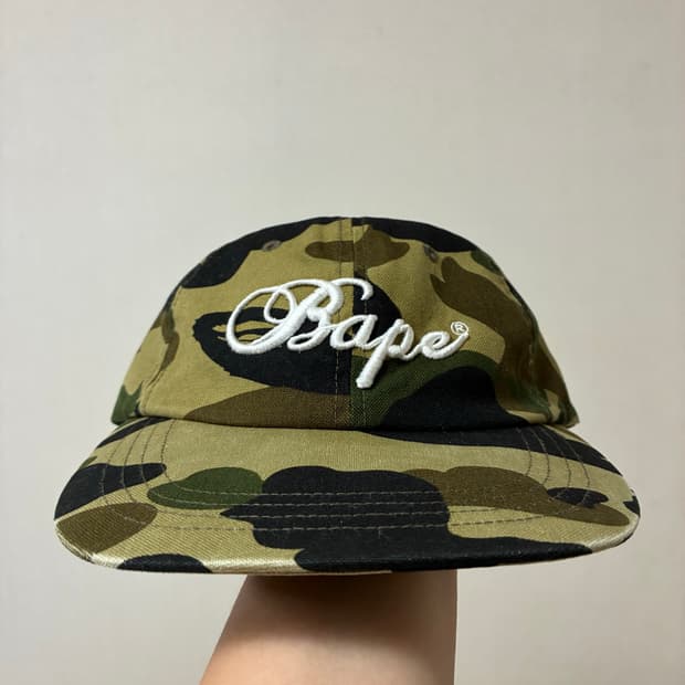 [free]베이프 BAPE 1st 카모 캡 그린