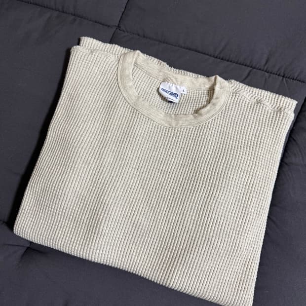 L) 앤초비 컬트히어로 배드애스 써멀 롱슬리브 에크루