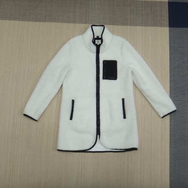 (L/100) 헨리코튼 골프 여성용 뽀글이 양털 자켓