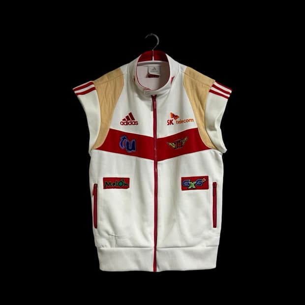 아디다스 SK텔레콤 T1 e스포츠팀 유니폼 민소매 재킷