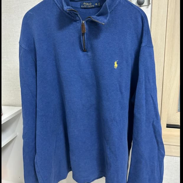 폴로 랄프로렌 하프집업  블루 XL