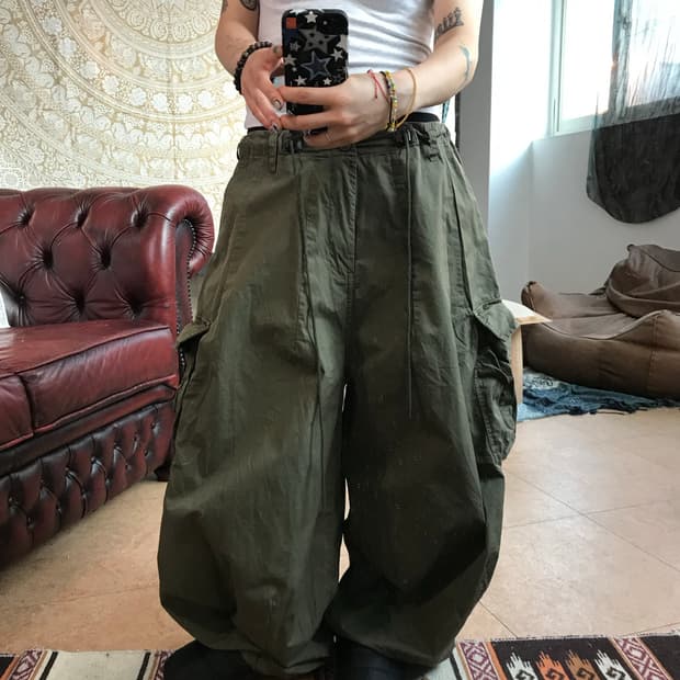 아메카지 벌룬핏 카고팬츠 