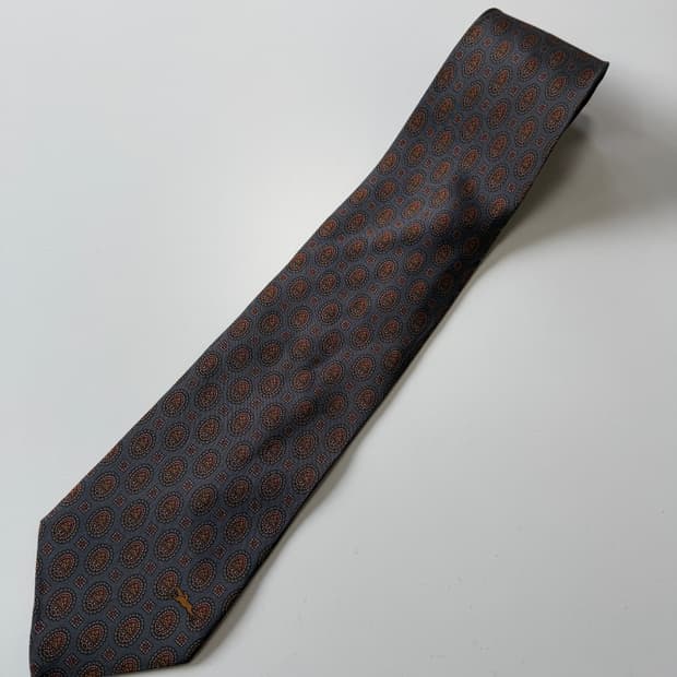 롱샴 (LONGCHAMP) 실크 넥타이 9cm