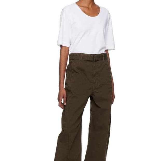 르메르 트위스트 진 브라운