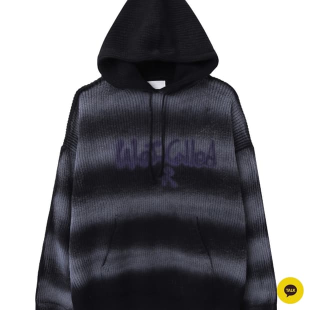 스프레이 후드 니트