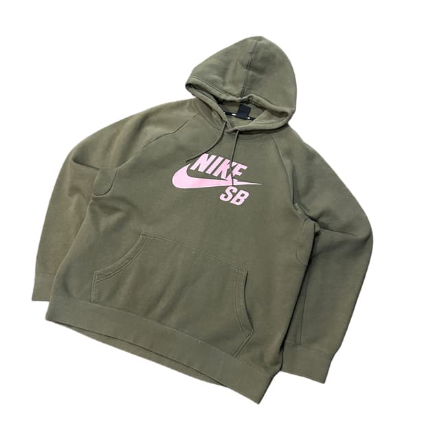 나이키 SB 후드티 카키 (2XL) 말차 딸기우유