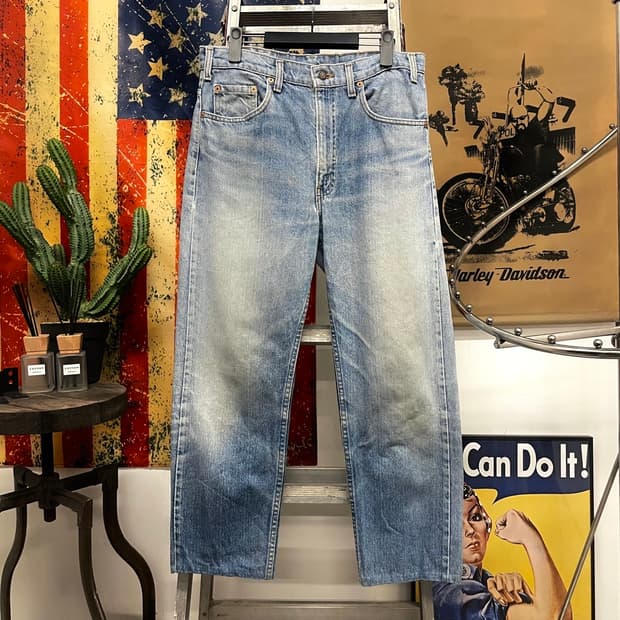 90s Levis 리바이스 505 레드택 다트포드 워싱 데님 팬츠