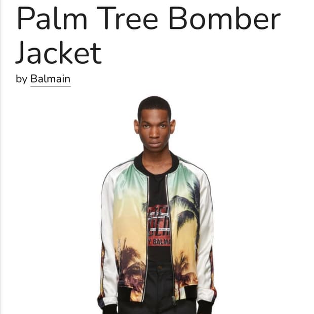 발망 팜트리 봄버자켓 46