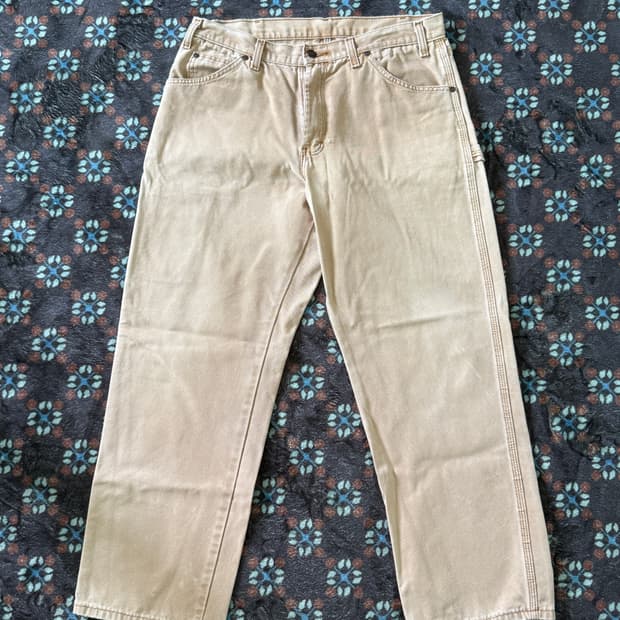 디키즈 덕캔버스 워크팬츠 베이지