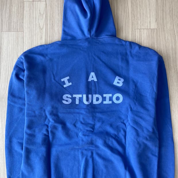 [새상품] 아이앱 스튜디오 피그먼트 후드 로얄 블루