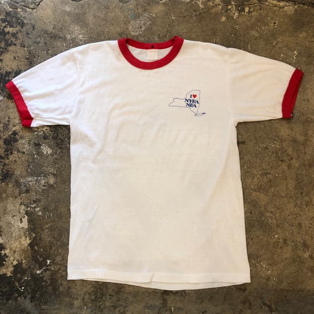 70s~90s Ringer T-shirt-XL