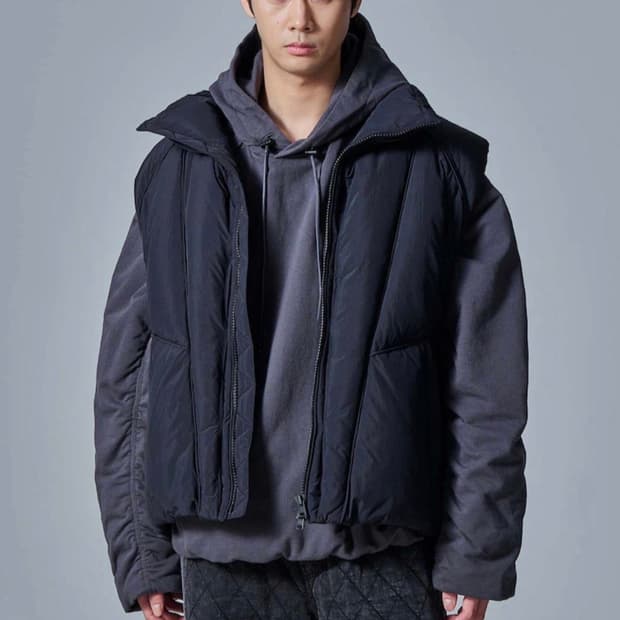 준지24fw 구스다운 패딩베스트 50