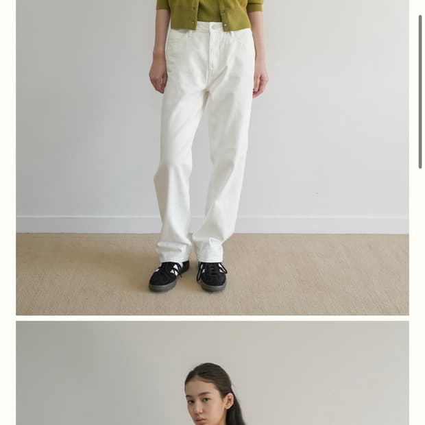 이시이 ishii white denim