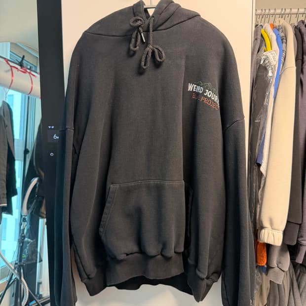 WEIRD JOURNEY 검정색 후드티 free 사이즈