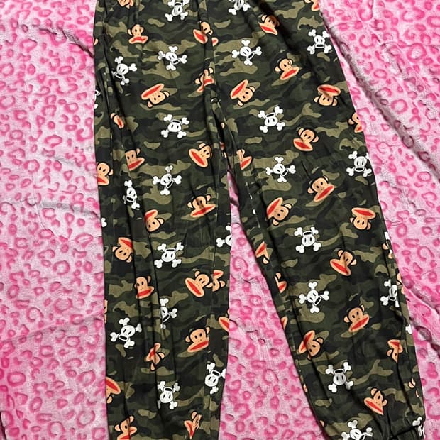 롬위 폴프랭크 콜라보 조거팬츠 S