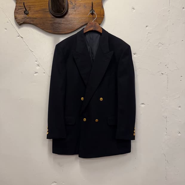 90s DAKS England Double-Breasted gold-to