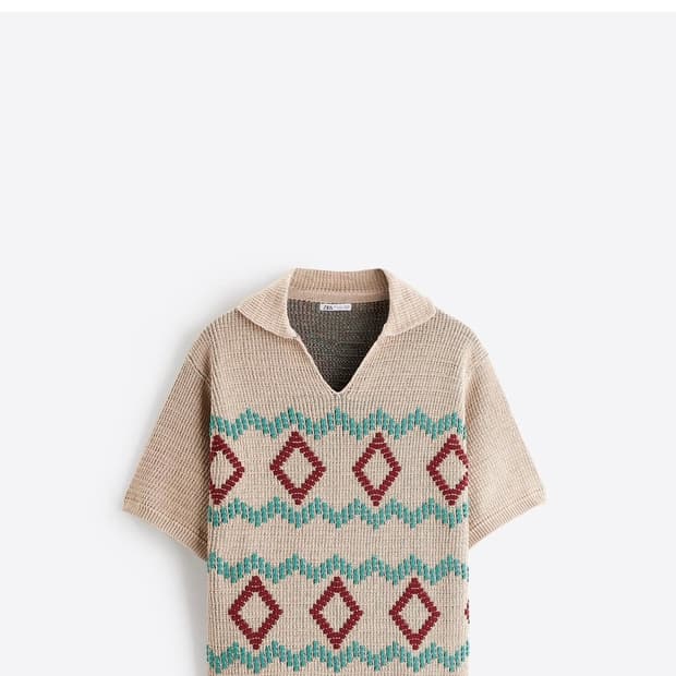 자라 자카드 니트 - 새상품 