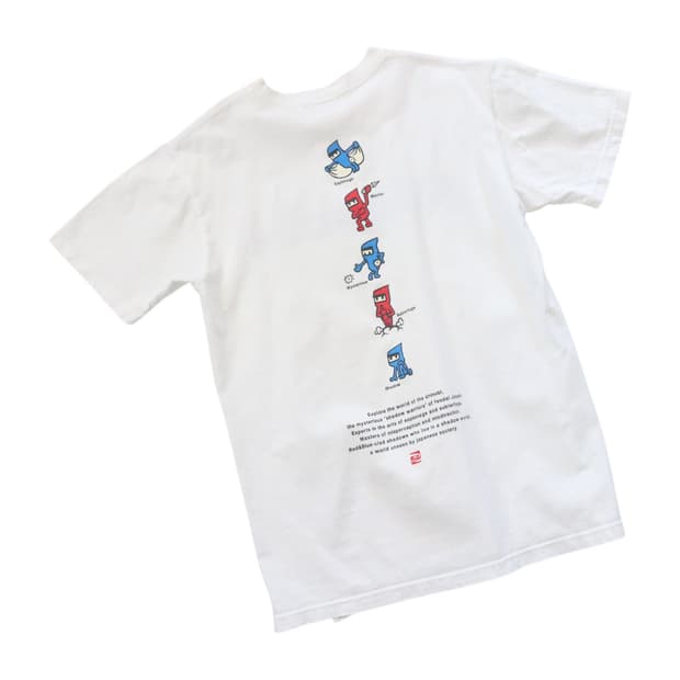 Laundry 런드리 빈티지 Shinobi 닌자 그래픽 화이트 티셔츠 S