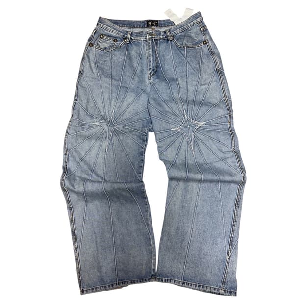 [THUG CLUB] 떠그클럽 체인스티치 데님팬츠 3