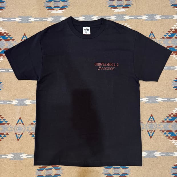 [L] 와코마리아 x 고스트 인더 쉘2 티셔츠 블랙 