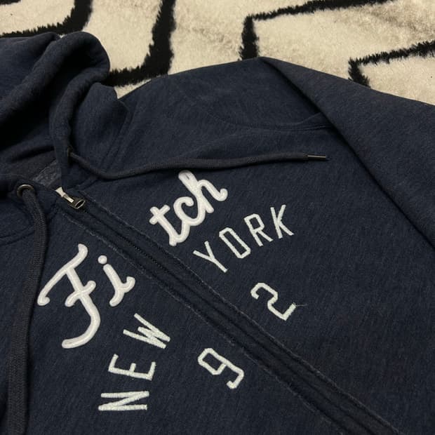 [M]아베크롬비 스펠아웃 후드집업/네이비/약기모