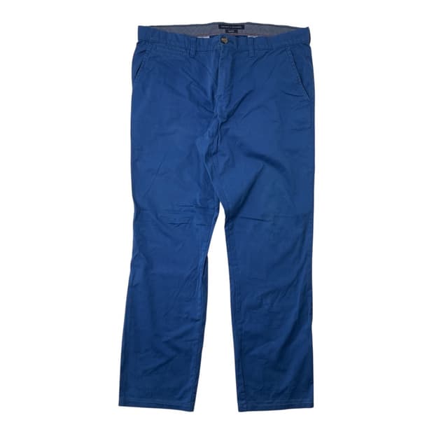 [중고] 타미힐피거 블루 면바지 36인치