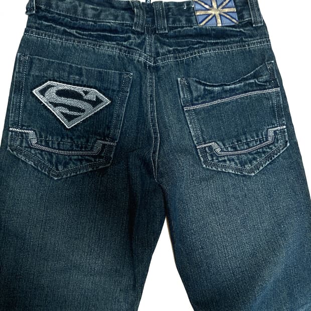 새상품) ALL BLACKS 빈티지 워싱 스트레이트진