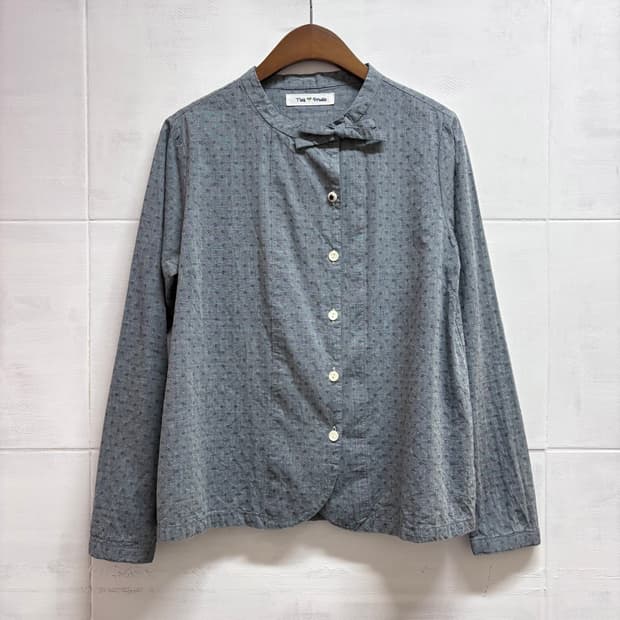 T'bis studio 코튼 리본 블라우스 JPN