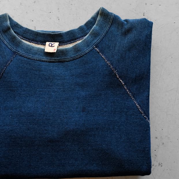Made In JAPAN 45RPM Indigo Sweat Shirt