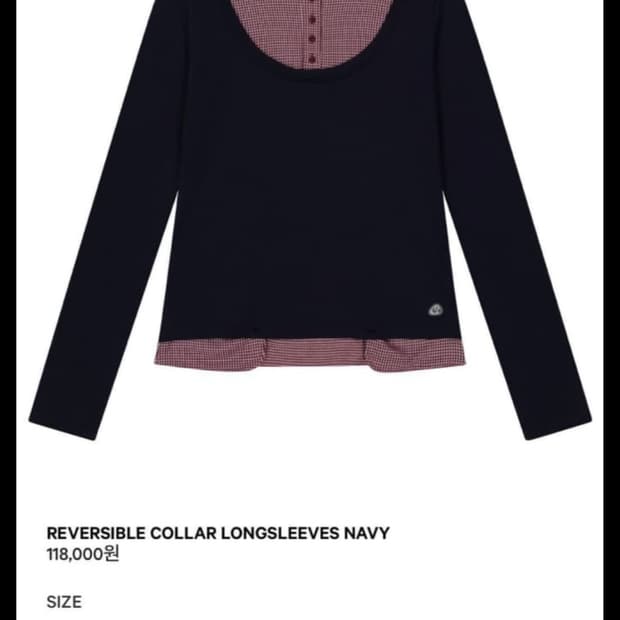 Coyseio reversible collar longsleeve
