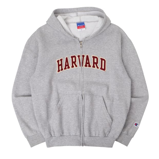 챔피온 그레이 하버드 유니버시티 후드집업