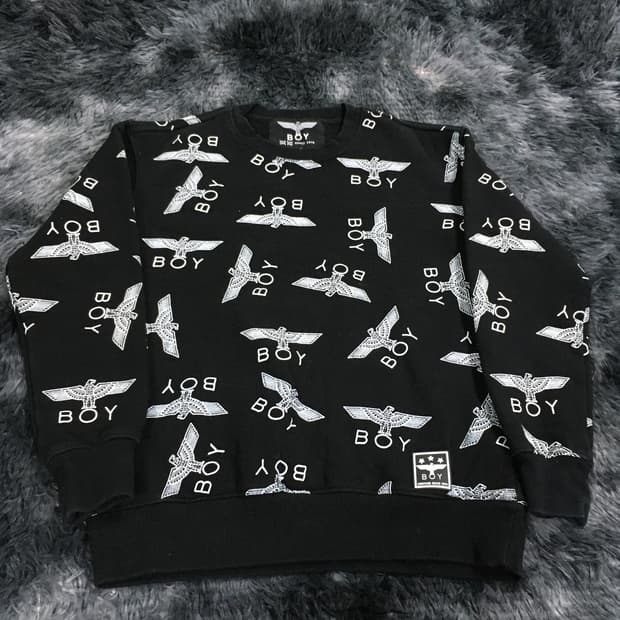 투티/A10 BOY LONDON SINCE 1976 패턴 패치 맨투맨