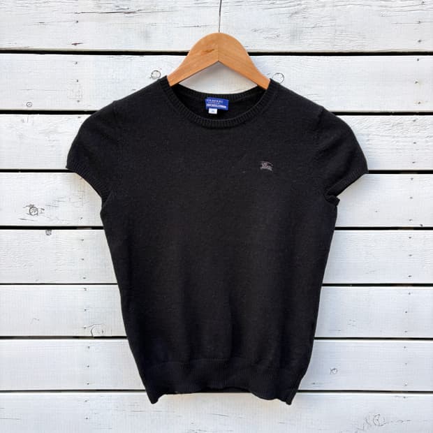 Burberry 버버리 울 반팔 니트