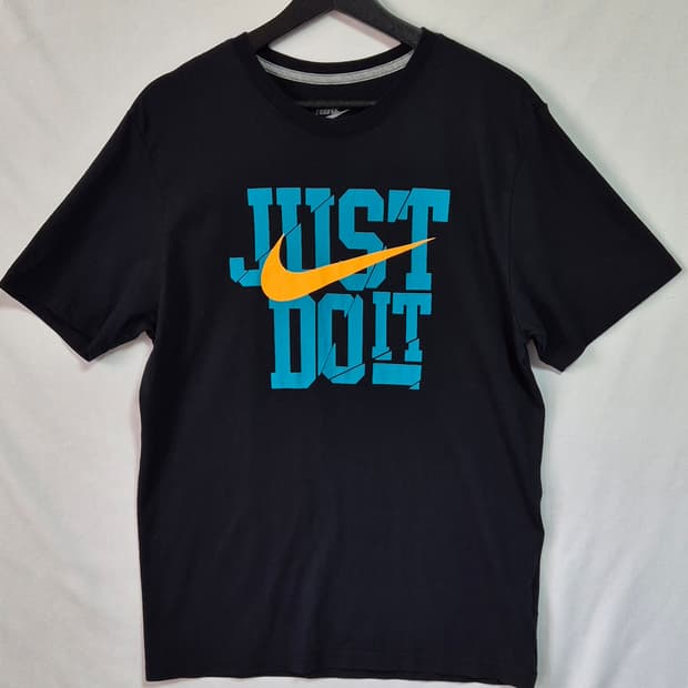 XL ) 나이키 블랙 빅로고 반팔티