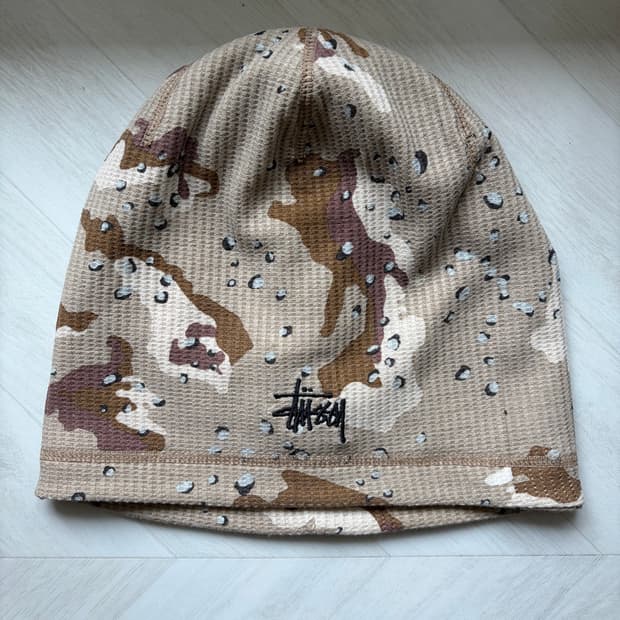 STUSSY SKULLCAP WAFFLE DESERT CAMO