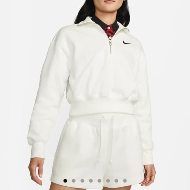 나이키 피닉스 트레이닝 후드지퍼 화이트새상품