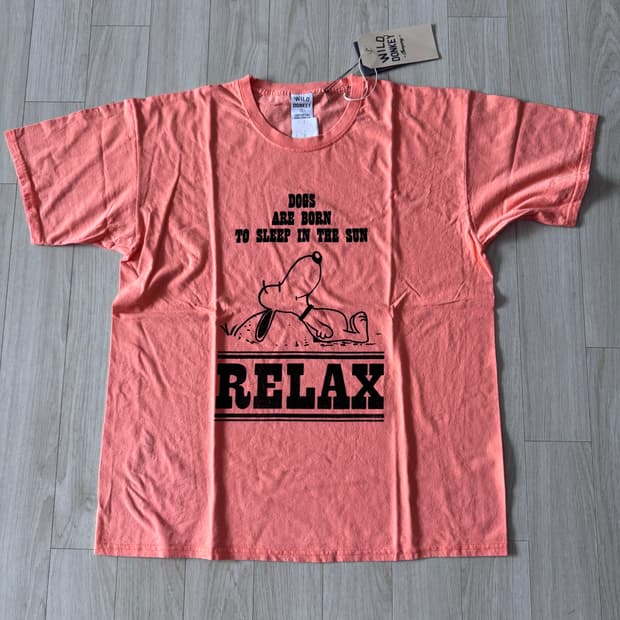 와일드 동키 스누피  릴렉스 티셔츠 L,XL 새상품