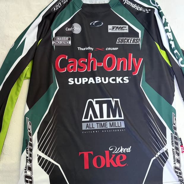 THURSDAY420 x CRUMP 패러디 레이싱 져지 [블랙]