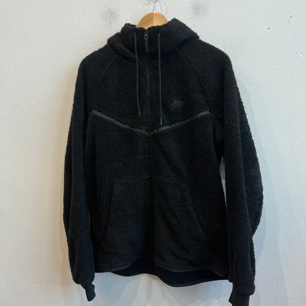 나이키 후디 플리스 자켓 블랙 XL