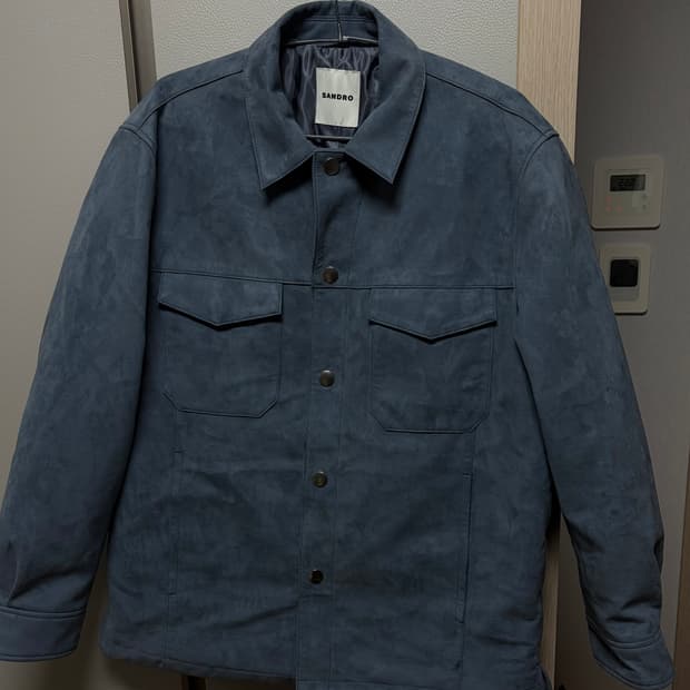 산드로 스웨이드 자켓