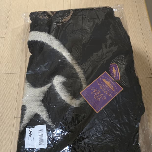 코르테이즈 C Star 모헤어 니트 블랙 L