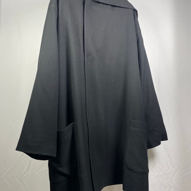 🕑Yohji Yamamoto Noir sailor collar coat