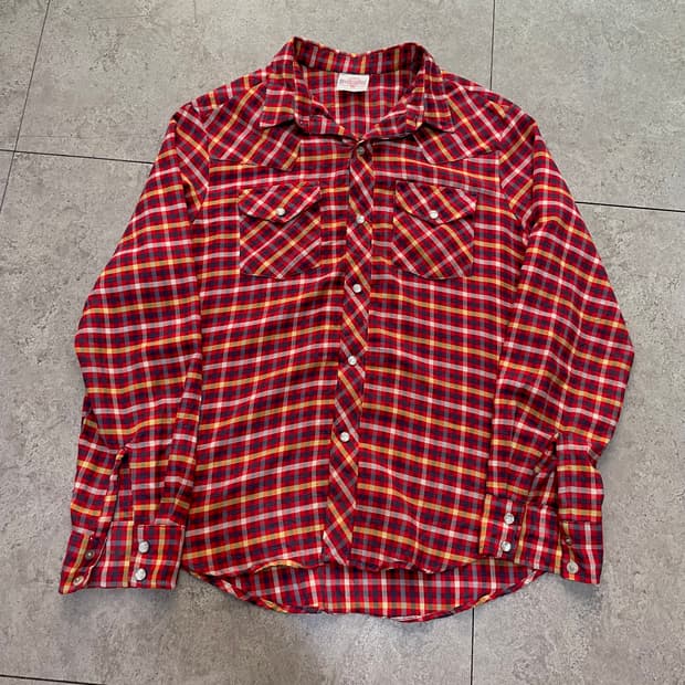 STIR UPS pink check western shirt