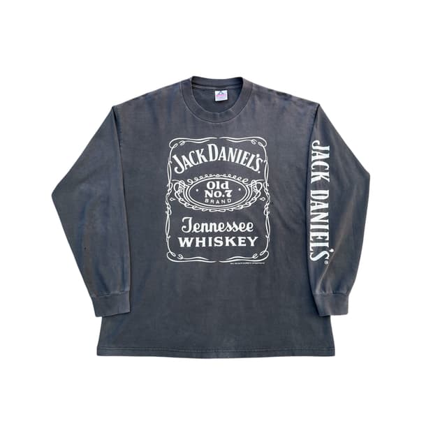 빈티지 99s 잭다니엘 로고 롱슬리브