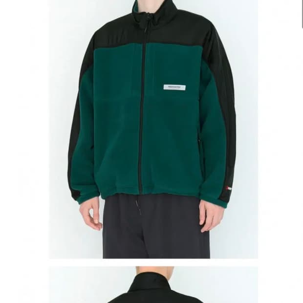 디스이즈네버댓 x폴라텍 배색 플리스 후리스