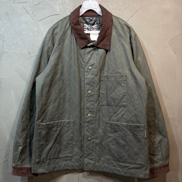 [L] LAVENHAM 라벤램 퀼팅 왁스 자켓