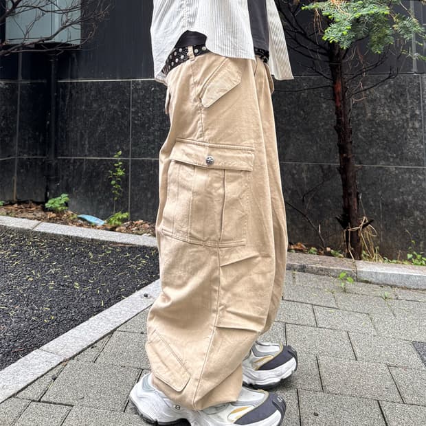 아오이로 히카리 스냅 M65 팬츠 탄